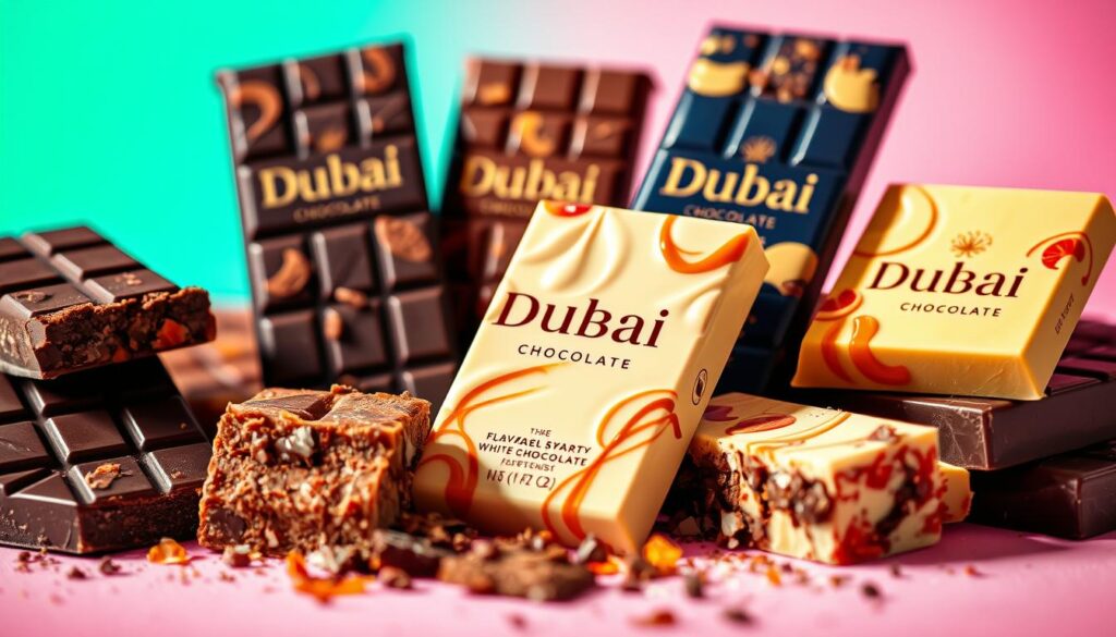 Dubai Chocolate Bar flavors