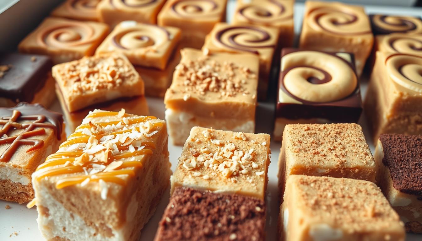 peanut butter marshmallow square variations